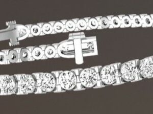 Lab Grown Diamond 14k White Gold Tennis Bracelet