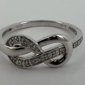 WG Infinity Diamond Ring
