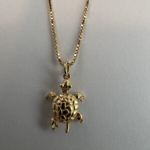 Yellow gold 10k Turtle