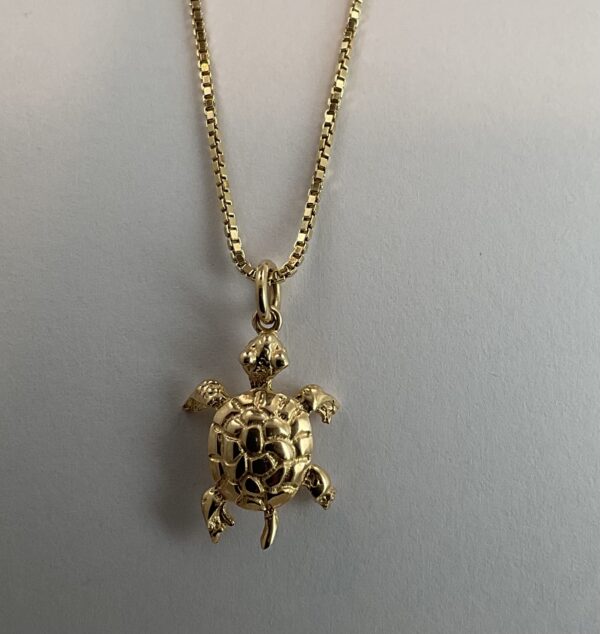 Yellow gold 10k Turtle
